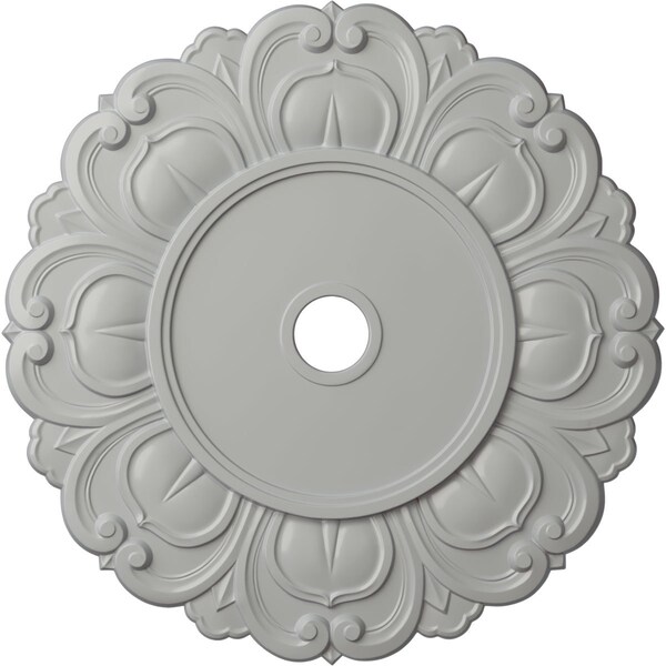 Ekena Millwork Angel Ceiling Medallion (Fits Canopies up to 15 3/4"), 32 1/4"OD x 3 5/8"ID x 1 1/8"P, Frost CM32ANFRF - main